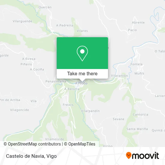 Castelo de Navia map