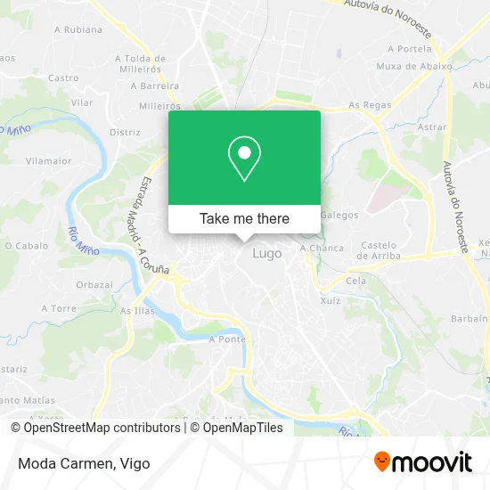 Moda Carmen map