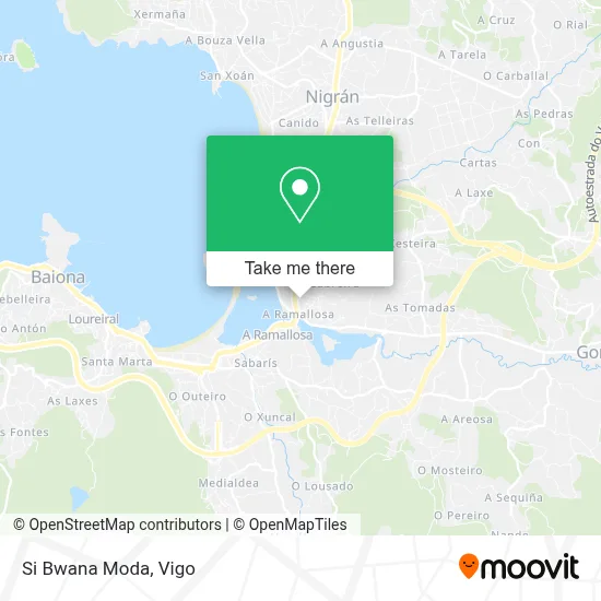 Si Bwana Moda map