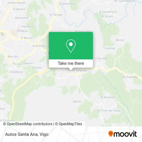 Autos Santa Ana map