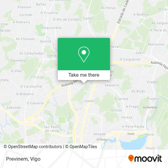 Previnem map