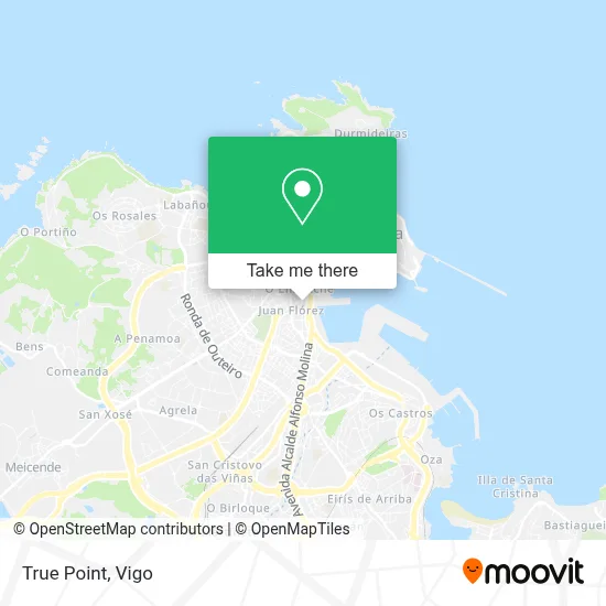 True Point map