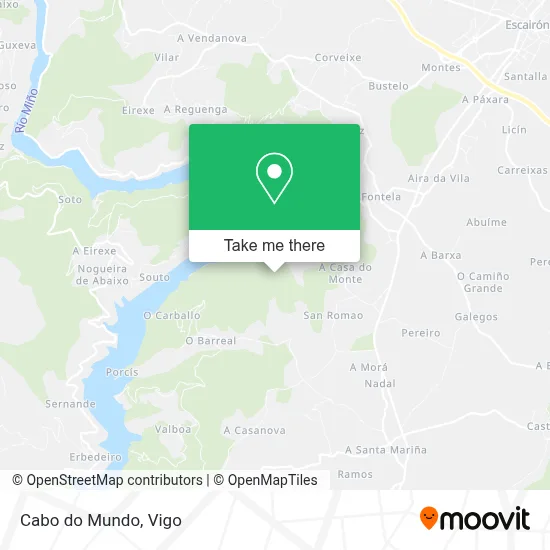 Cabo  do Mundo map