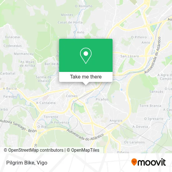 Pilgrim Bike map