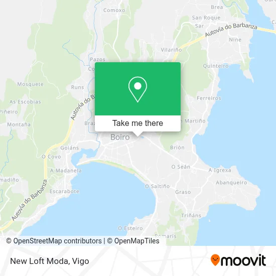 New Loft Moda map