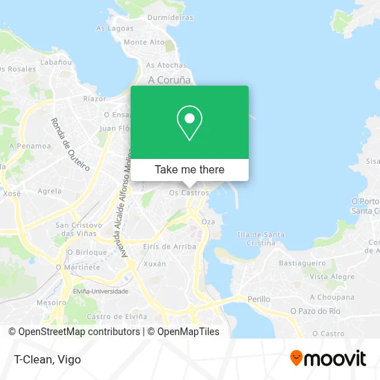 T-Clean map