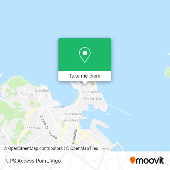 Ups Access Point map