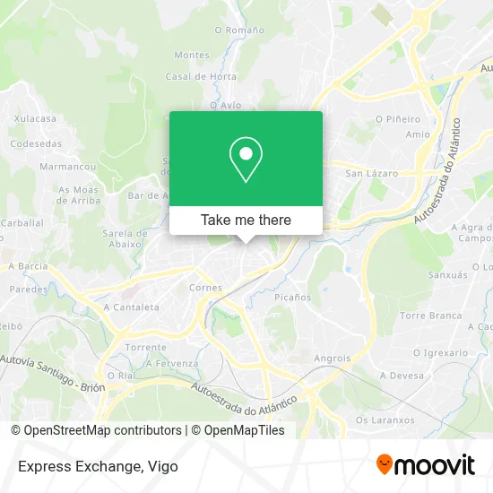 mapa Express Exchange