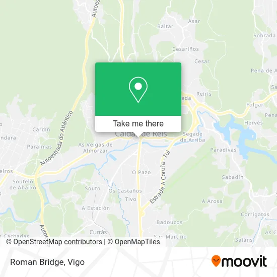 Roman Bridge map