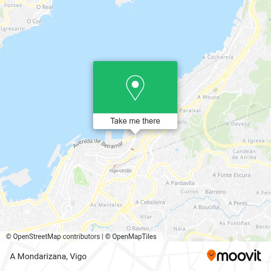A Mondarizana map