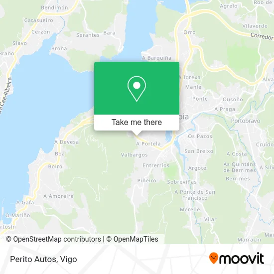 Perito Autos map