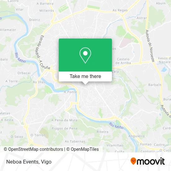 Neboa Events map