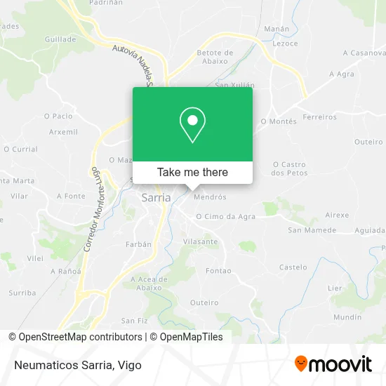Neumaticos Sarria map