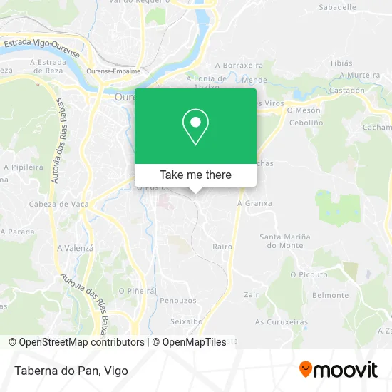 Taberna do Pan map