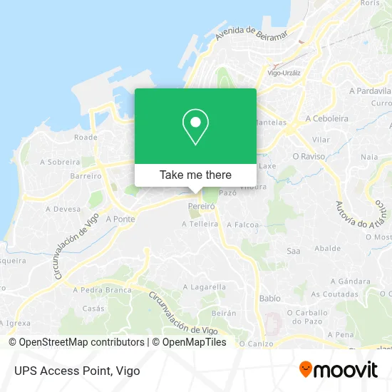 Ups Access Point map