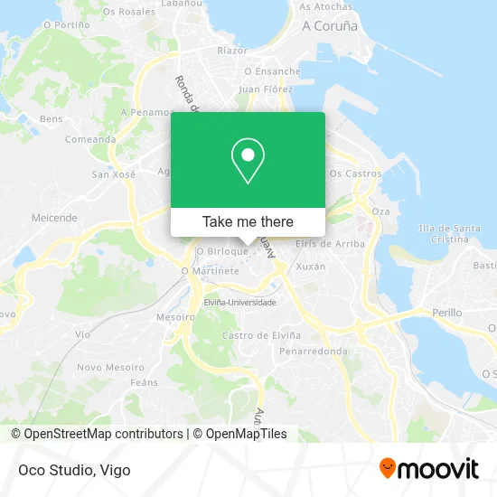 Oco Studio map