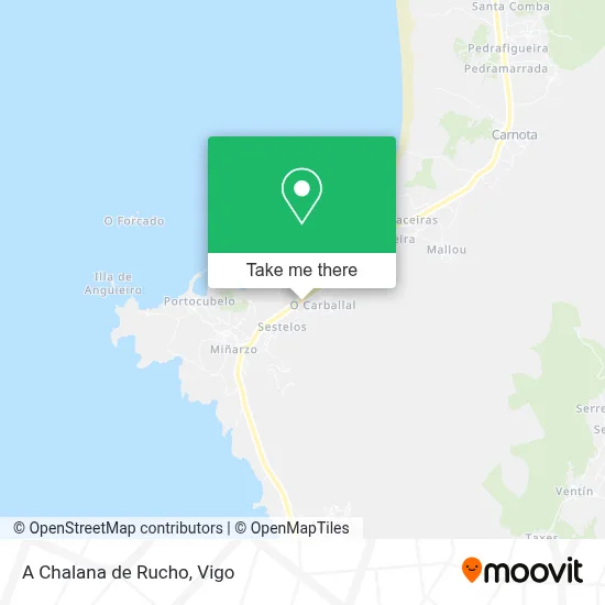 A Chalana de Rucho map