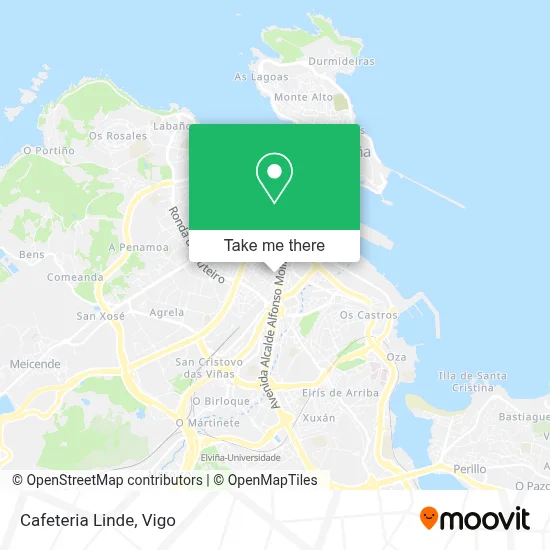 Cafeteria Linde map
