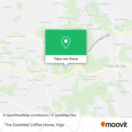 The Essential Coffee Home map