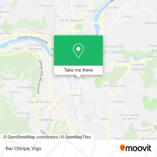 Bar Chiripa map