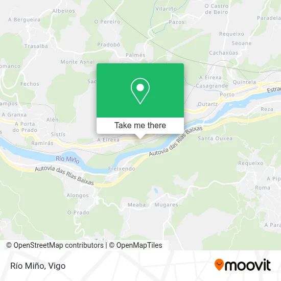 Río Miño map