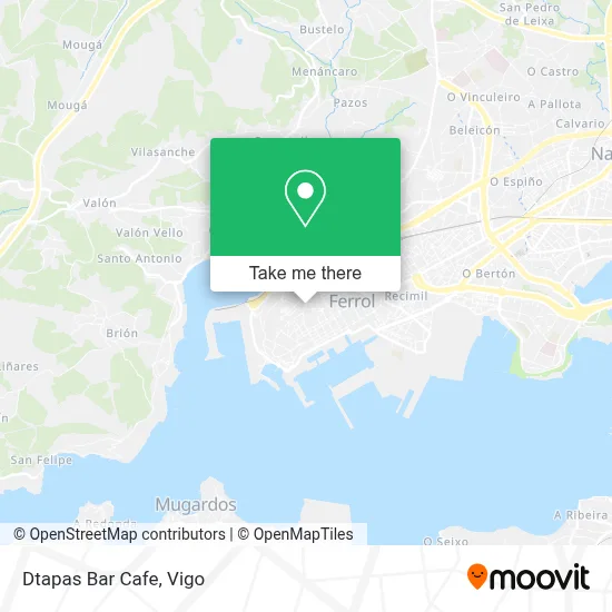 Dtapas Bar Cafe map