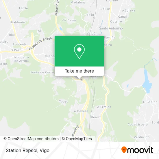 Station Repsol map