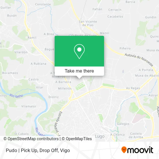 Pudo | Pick Up, Drop Off map