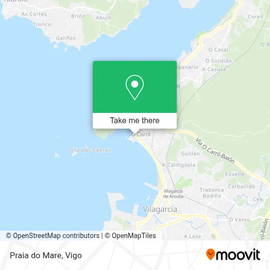 Praia do Mare map