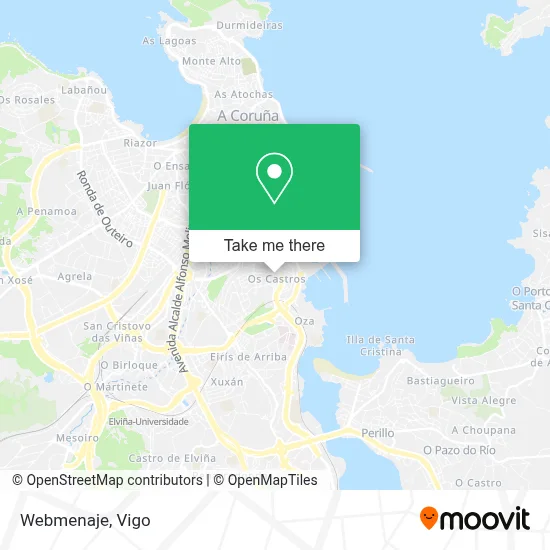 Webmenaje map