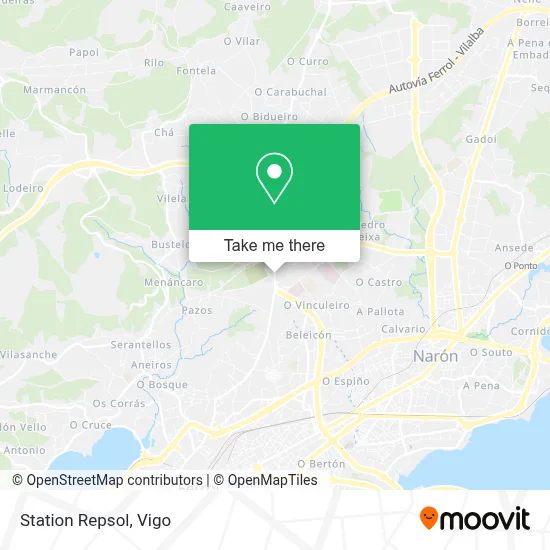 Station Repsol map
