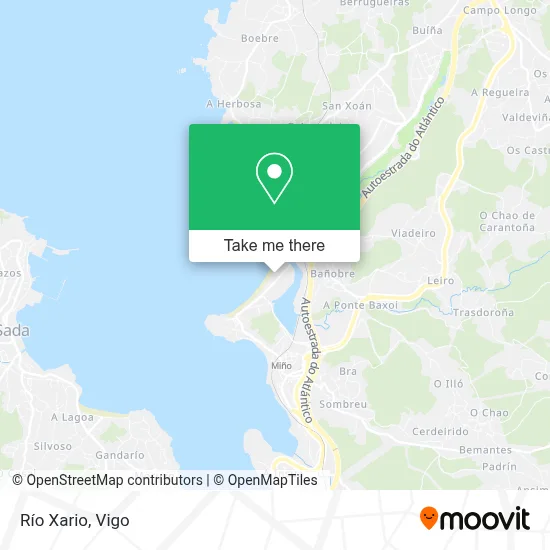 Río Xario map