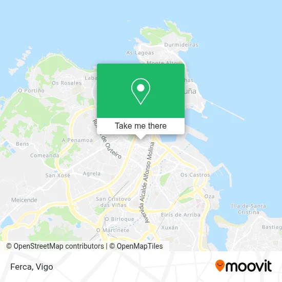 mapa Ferca
