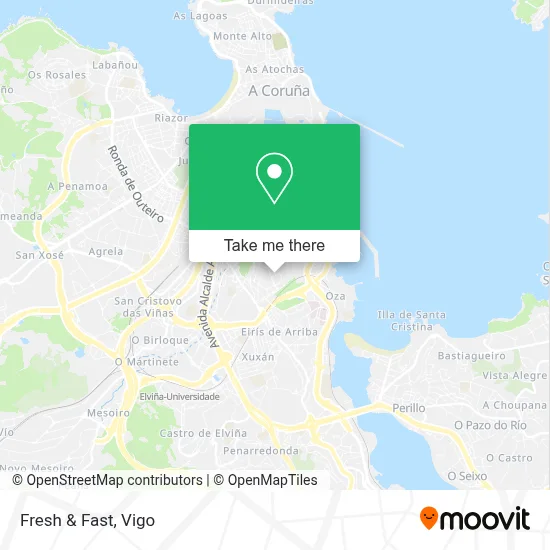 Fresh & Fast map