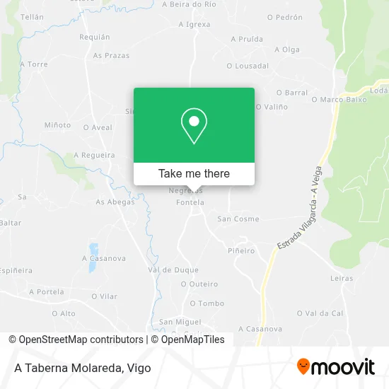 A Taberna Molareda map