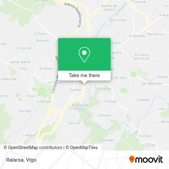 Ralarsa map