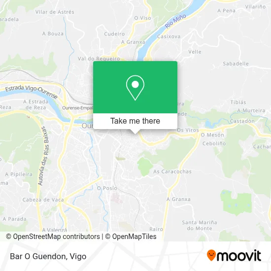 Bar O Guendon map