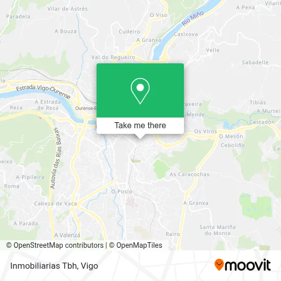 Inmobiliarias Tbh map