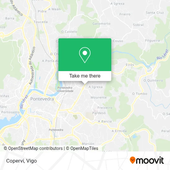 Copervi map