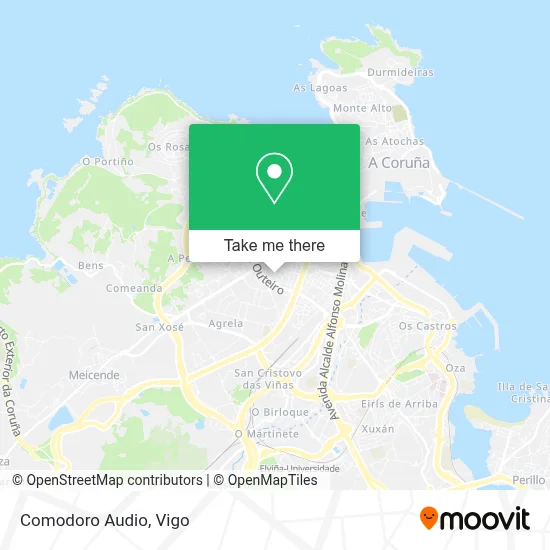 Comodoro Audio map