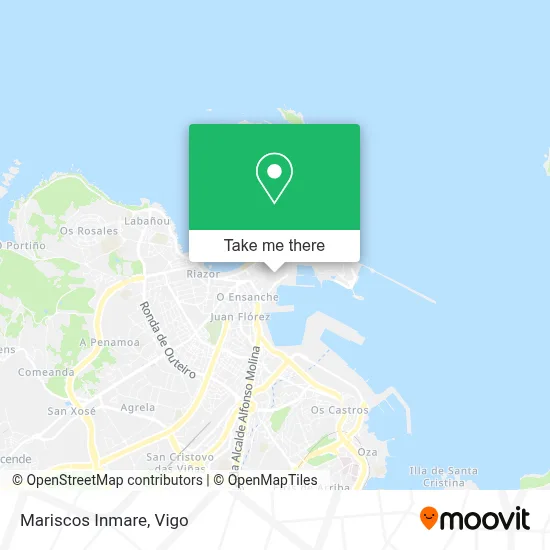 mapa Mariscos Inmare