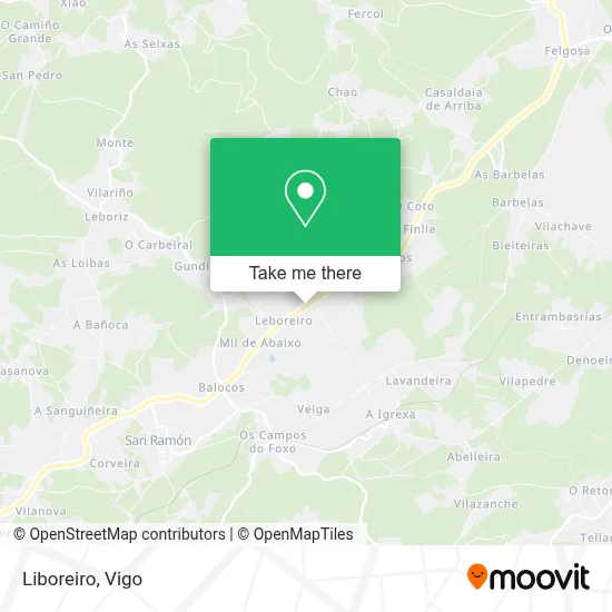 mapa Liboreiro