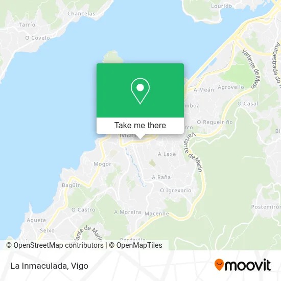 La Inmaculada map