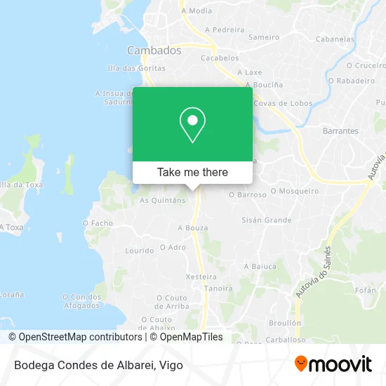 Bodega Condes de Albarei map