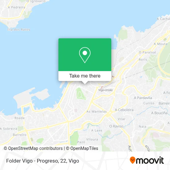 mapa Folder Vigo - Progreso, 22