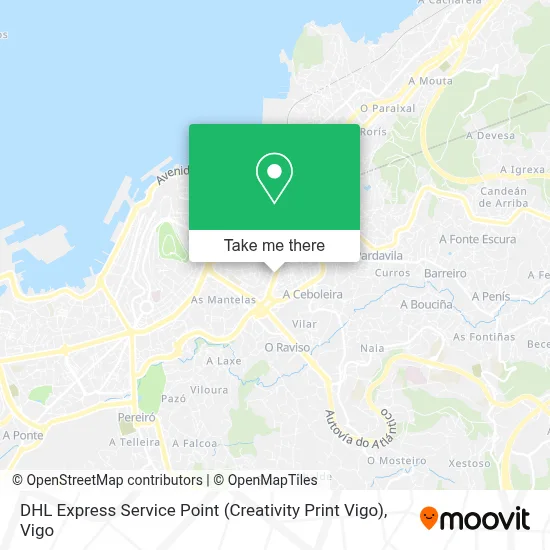 DHL Express Service Point (Creativity Print Vigo) map