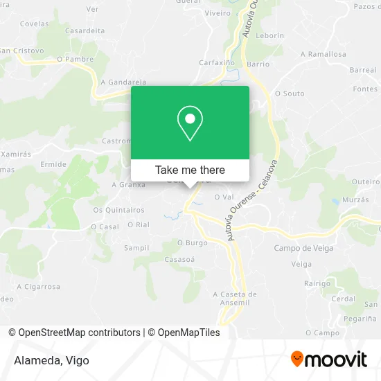 Alameda map
