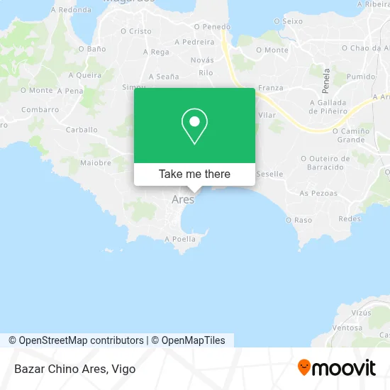 Bazar Chino Ares map