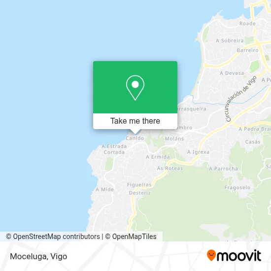 Moceluga map