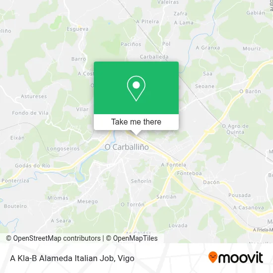 A Kla-B Alameda Italian Job map